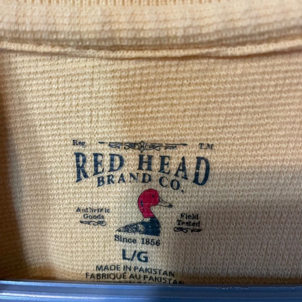 Men’s red head polo shirt - Picture 2 of 3